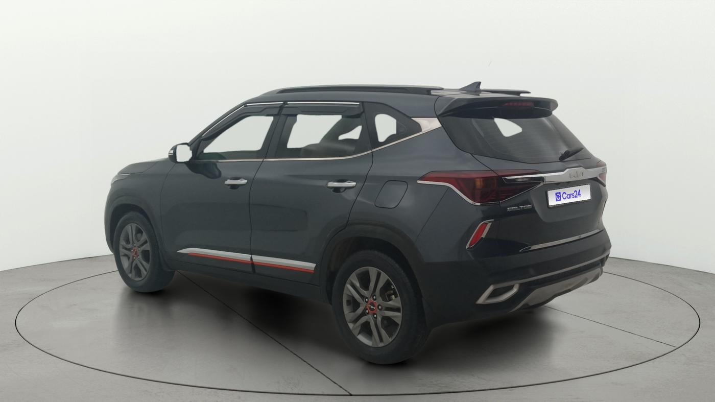 2021 KIA SELTOS HTX PLUS AT1.5 DIESEL, Diesel, Automatic, 1,17,539 km, Left Back Diagonal