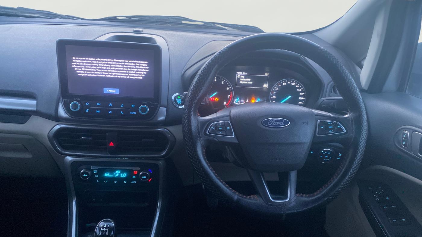 2020 Ford Ecosport TITANIUM 1.5L PETROL, Petrol, Manual, 73,275 km, Steering Wheel Close Up