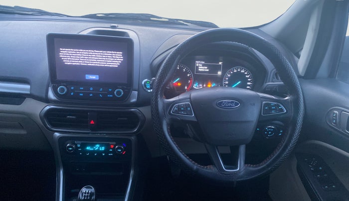 2020 Ford Ecosport TITANIUM 1.5L PETROL, Petrol, Manual, 73,275 km, Steering Wheel Close Up