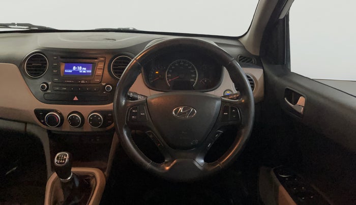 2016 Hyundai Grand i10 ASTA (O) 1.2 KAPPA VTVT, Petrol, Manual, 85,372 km, Steering Wheel Close Up