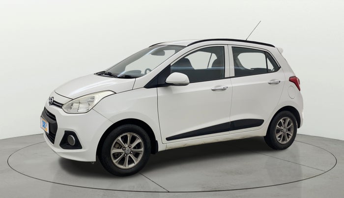 2016 Hyundai Grand i10 ASTA (O) 1.2 KAPPA VTVT, Petrol, Manual, 1,34,357 km, Left Front Diagonal