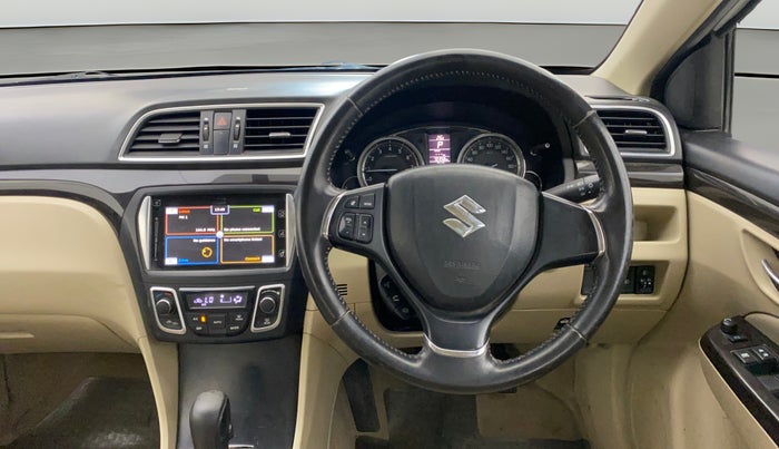 2016 Maruti Ciaz ZXI+ AT, Petrol, Automatic, 70,315 km, Steering Wheel Close Up