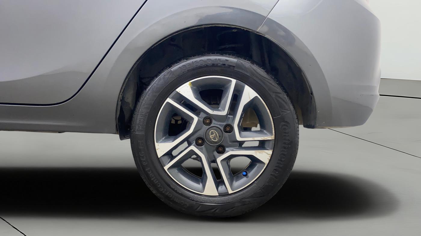 2021 Tata TIGOR XZA PLUS PETROL, Petrol, Automatic, 71,984 km, Left Rear Wheel