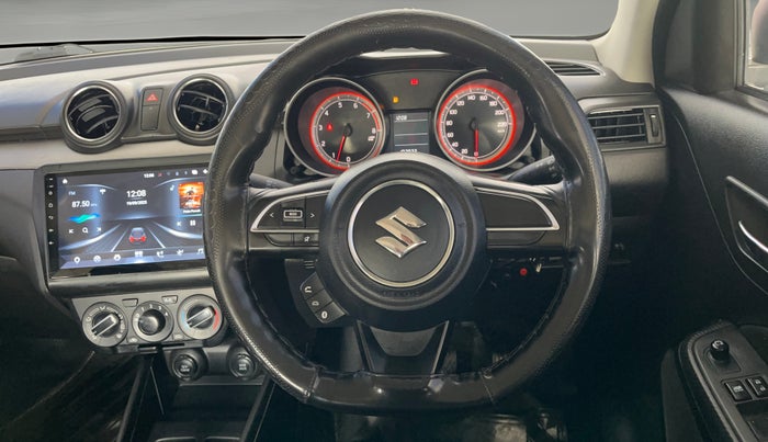 2021 Maruti Swift VXI, Petrol, Manual, 1,07,898 km, Steering Wheel Close Up