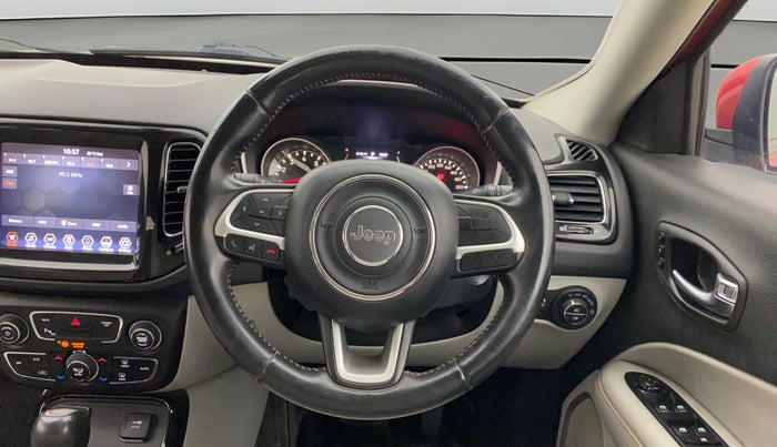 2019 Jeep Compass LIMITED PLUS PETROL AT, Petrol, Automatic, 80,423 km, Steering Wheel Close Up