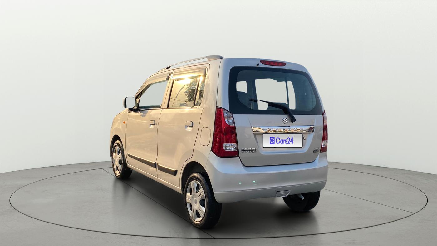 2018 Maruti Wagon R 1.0 VXI AMT, Petrol, Automatic, 25,963 km, Left Back Diagonal