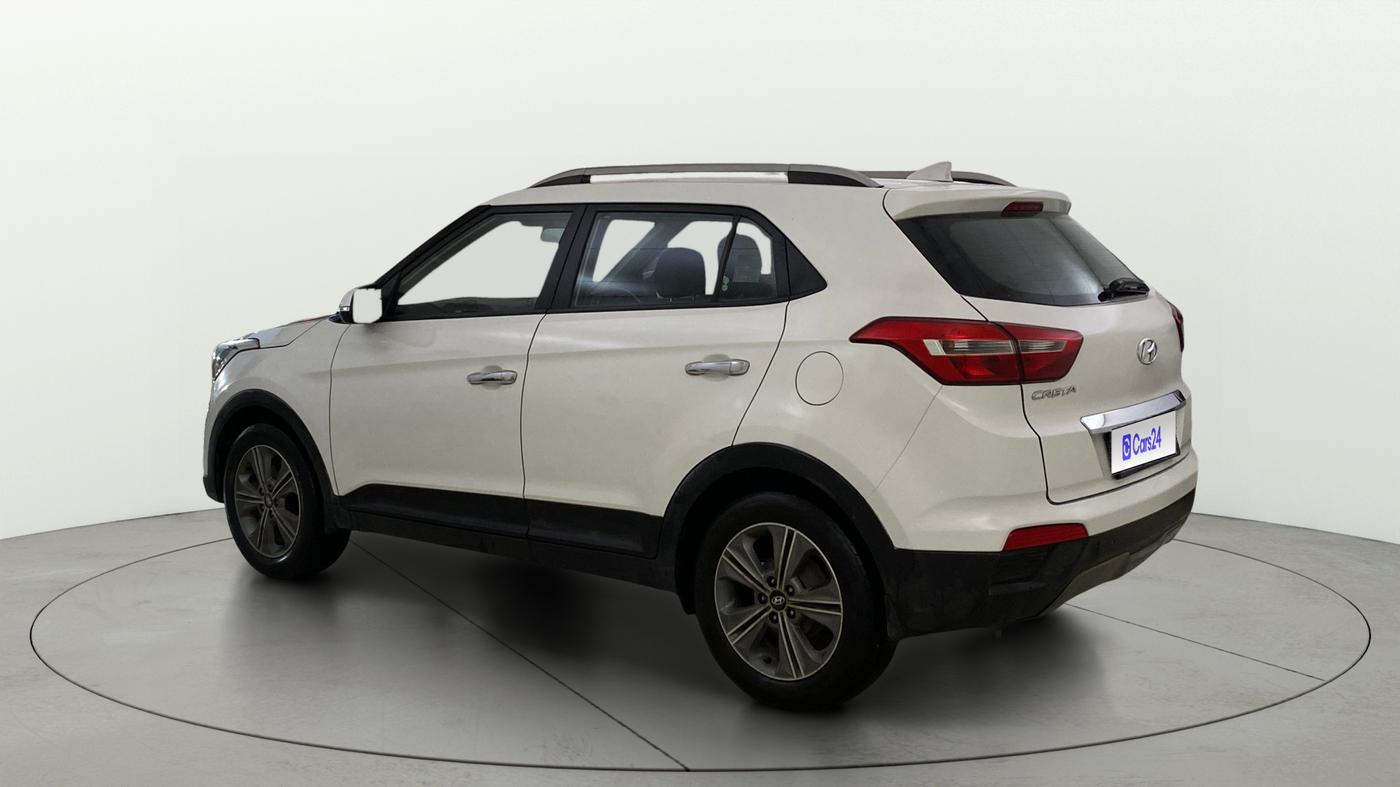 2017 Hyundai Creta SX PLUS AT 1.6 DIESEL, Diesel, Automatic, 1,16,848 km, Left Back Diagonal