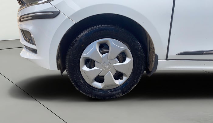 2022 Tata TIGOR XZ PETROL, CNG, Manual, 66,072 km, Left Front Wheel