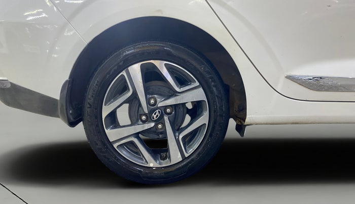 2021 Hyundai AURA SX PLUS 1.2 AMT, Petrol, Automatic, 1,01,354 km, Right Rear Wheel