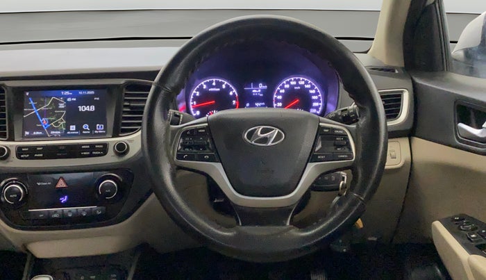 2018 Hyundai Verna 1.6 VTVT SX, Petrol, Manual, 51,957 km, Steering Wheel Close Up