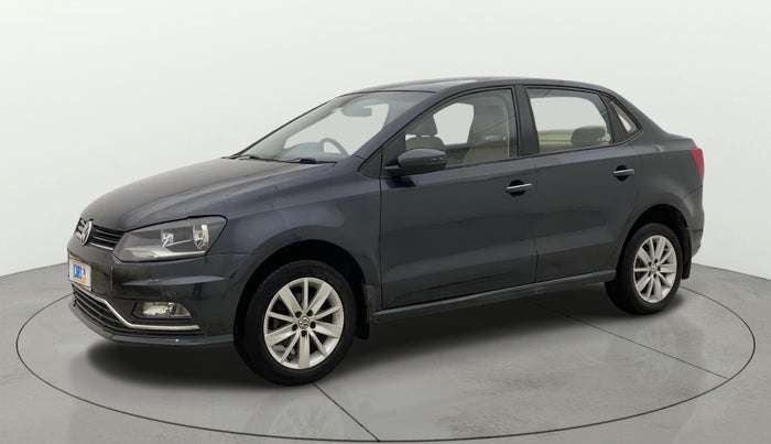 2017 Volkswagen Ameo HIGHLINE1.2L, Petrol, Manual, 1,30,371 km, Left Front Diagonal
