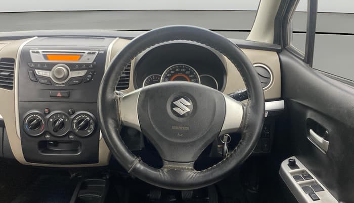 2016 Maruti Wagon R 1.0 VXI OPT, Petrol, Manual, 89,302 km, Steering Wheel Close Up