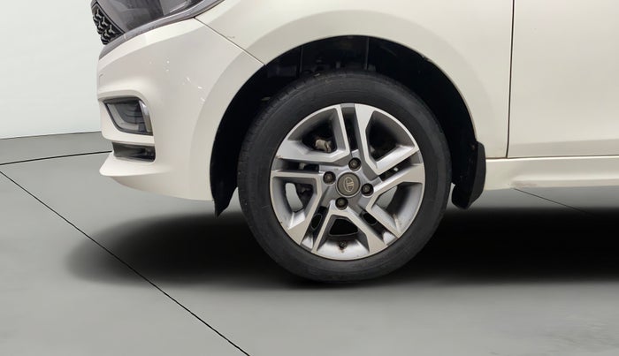 2023 Tata TIGOR XZ PLUS LEATHERETTE, Petrol, Manual, 28,096 km, Left Front Wheel