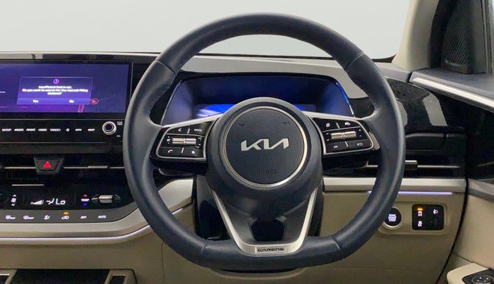 2024 KIA CARENS LUXURY PLUS 1.5 PETROL DCT 7 STR, Petrol, Automatic, 10,113 km, Steering Wheel Close Up