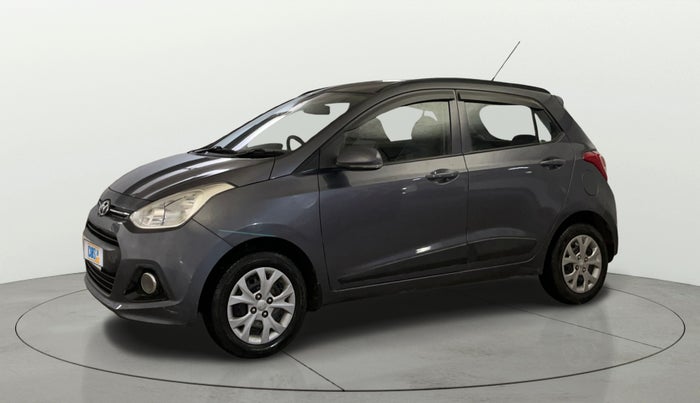 2015 Hyundai Grand i10 SPORTZ 1.2 KAPPA VTVT, Petrol, Manual, 42,588 km, Left Front Diagonal