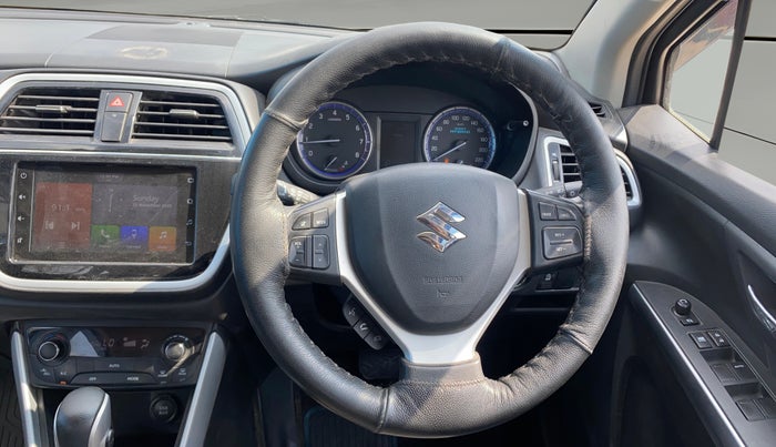 2021 Maruti S Cross ZETA AT 1.5, Petrol, Automatic, 93,626 km, Steering Wheel Close Up