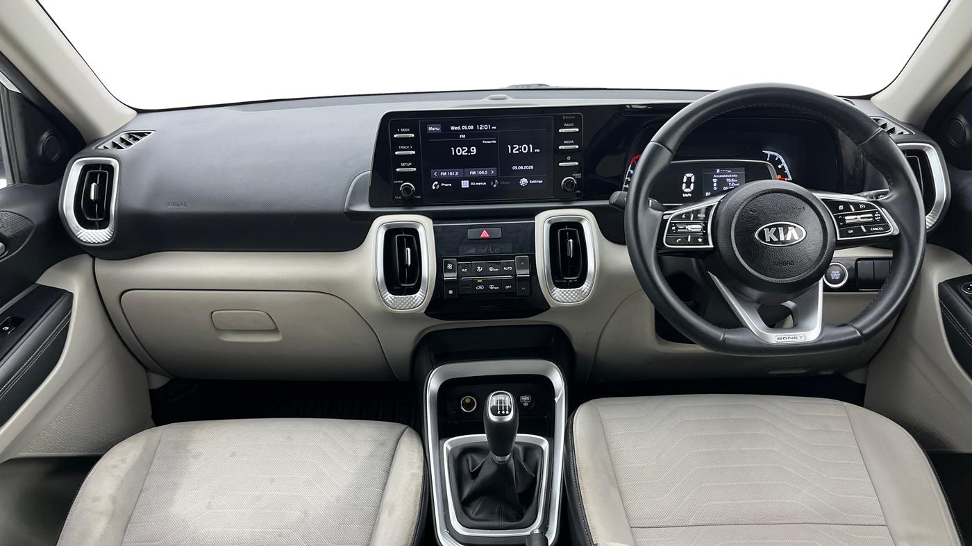 2021 KIA SONET HTX 1.0 IMT, Petrol, Manual, 52,945 km, Dashboard