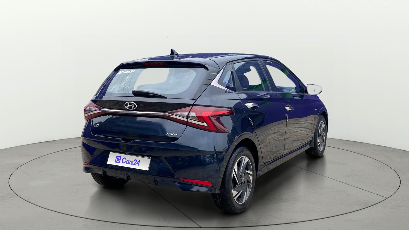 2021 Hyundai NEW I20 Asta (O) 1.0 Turbo DCT Dual Tone, Petrol, Automatic, 66,569 km, Right Back Diagonal