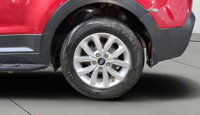 2018 Hyundai Creta SX 1.6 PETROL, Petrol, Manual, 28,444 km, Left Rear Wheel