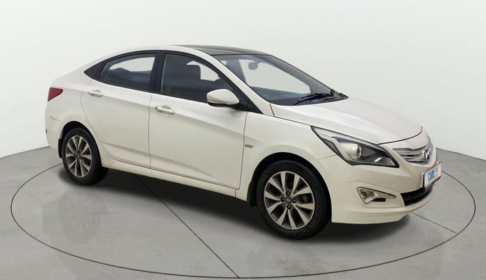 2016 Hyundai Verna 1.6 VTVT SX, Petrol, Manual, 1,13,295 km, Right Front Diagonal