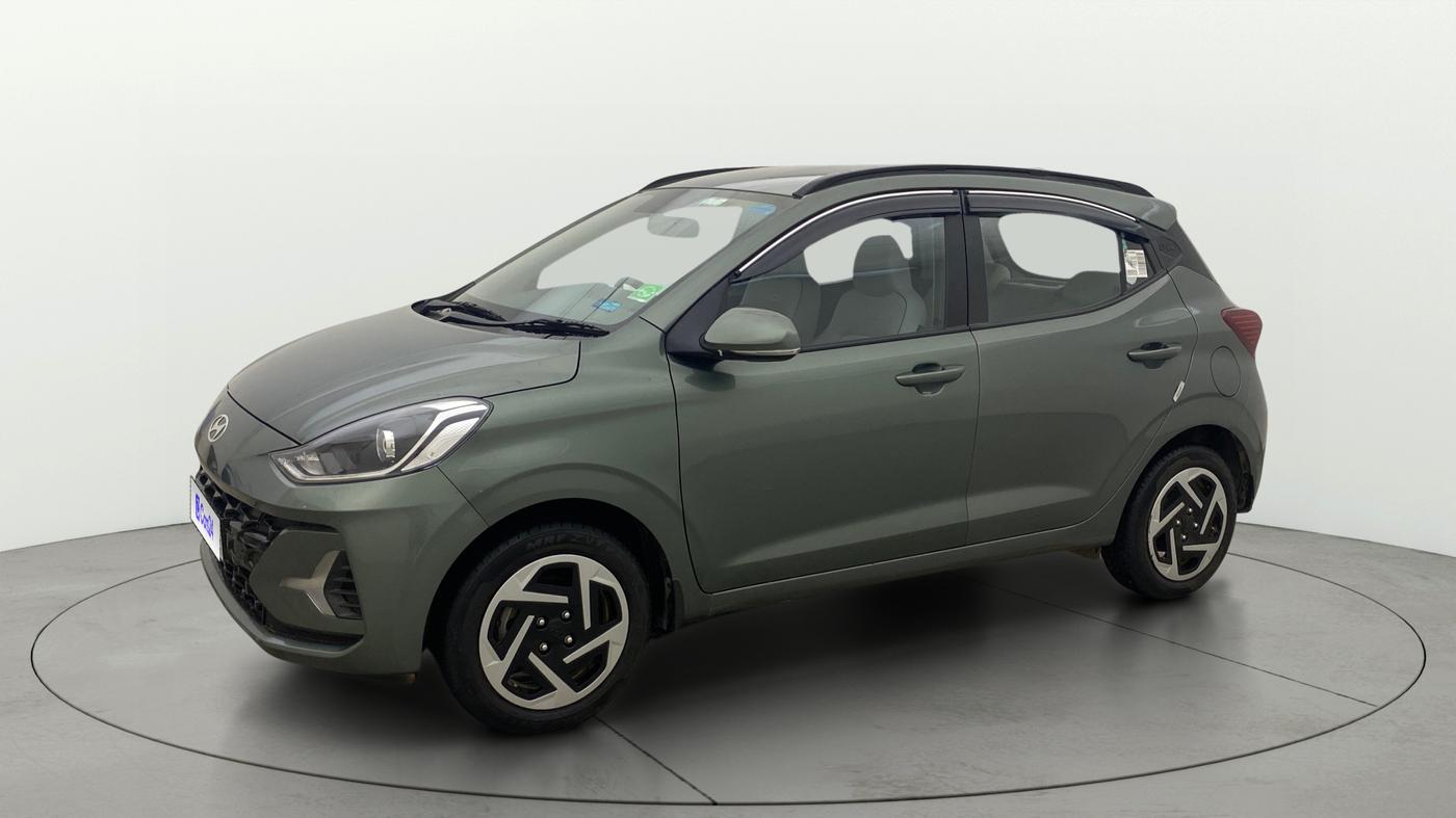 2023 Hyundai GRAND I10 NIOS SPORTZ AMT 1.2 KAPPA VTVT, Petrol, Automatic, 7,964 km, Left Front Diagonal