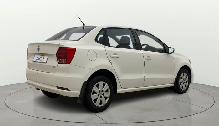 2017 Volkswagen Ameo TRENDLINE 1.5L, Diesel, Manual, 1,01,148 km, Right Back Diagonal