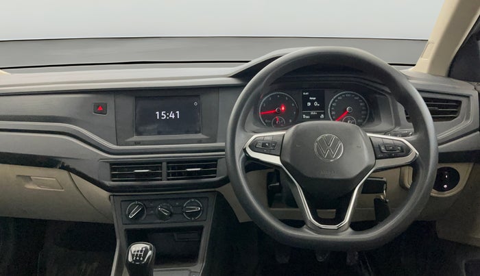 2022 Volkswagen VIRTUS COMFORTLINE TSI 1.0 MT, Petrol, Manual, 47,306 km, Steering Wheel Close Up