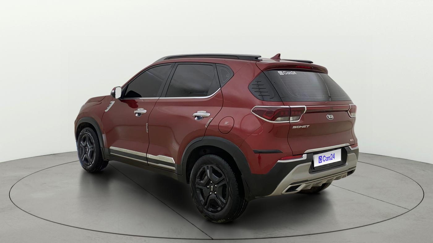 2020 KIA SONET HTX 1.0 IMT, Petrol, Manual, 71,191 km, Left Back Diagonal