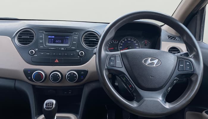 2015 Hyundai Grand i10 SPORTZ 1.2 KAPPA VTVT, Petrol, Manual, 88,547 km, Steering Wheel Close Up