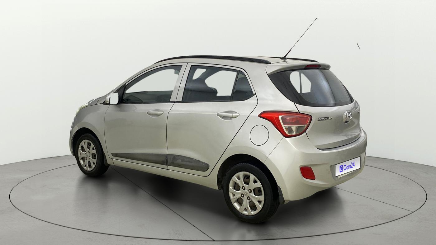 2015 Hyundai Grand i10 SPORTZ 1.2 KAPPA VTVT, Petrol, Manual, 60,125 km, Left Back Diagonal