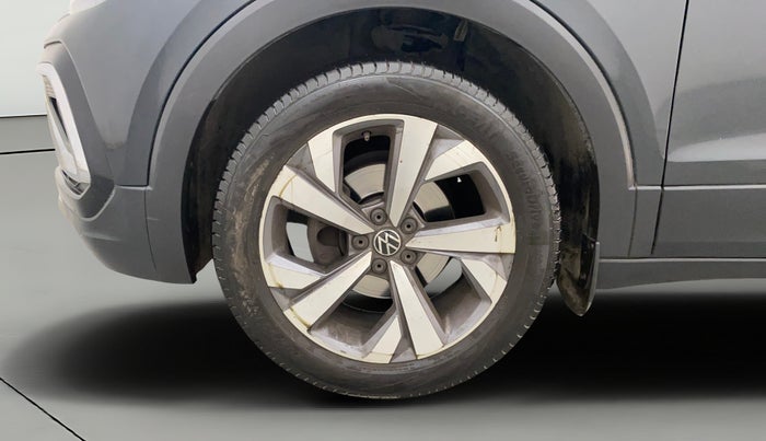 2022 Volkswagen TAIGUN TOPLINE 1.0 TSI MT, Petrol, Manual, 33,574 km, Left Front Wheel