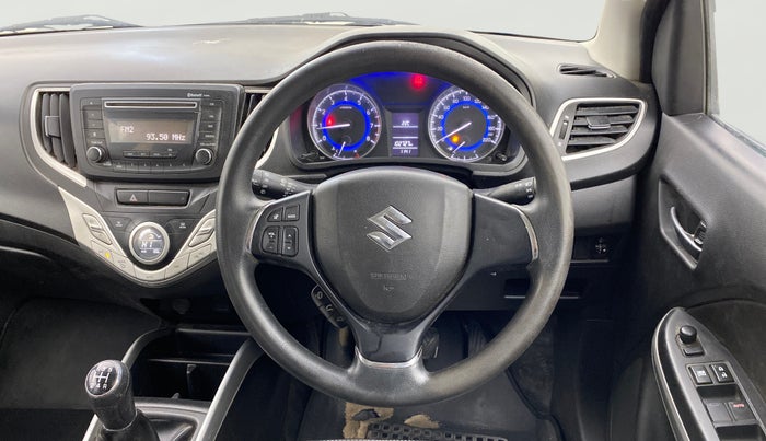 2017 Maruti Baleno DELTA PETROL 1.2, Petrol, Manual, 1,02,714 km, Steering Wheel Close Up
