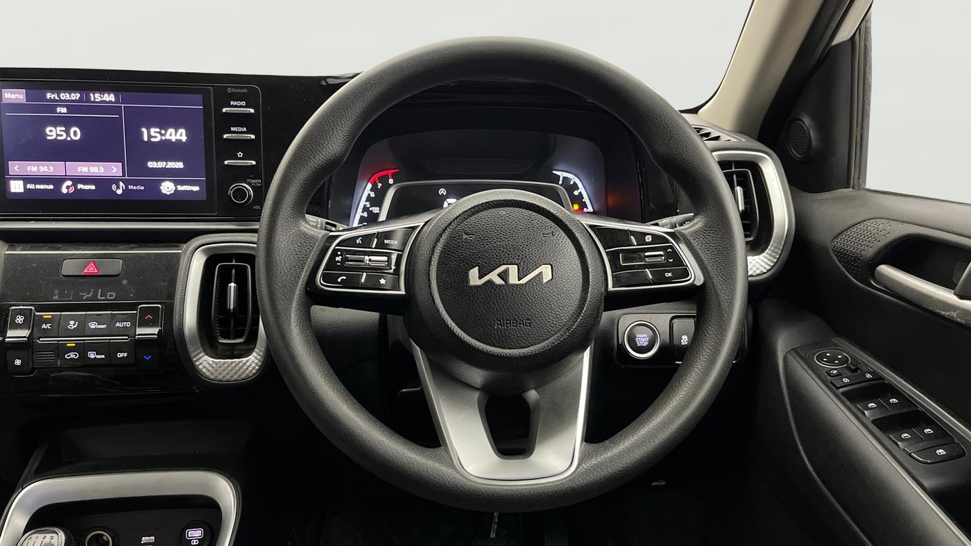 2023 KIA SONET HTK PLUS 1.0 IMT, Petrol, Manual, 56,229 km, Steering Wheel Close Up