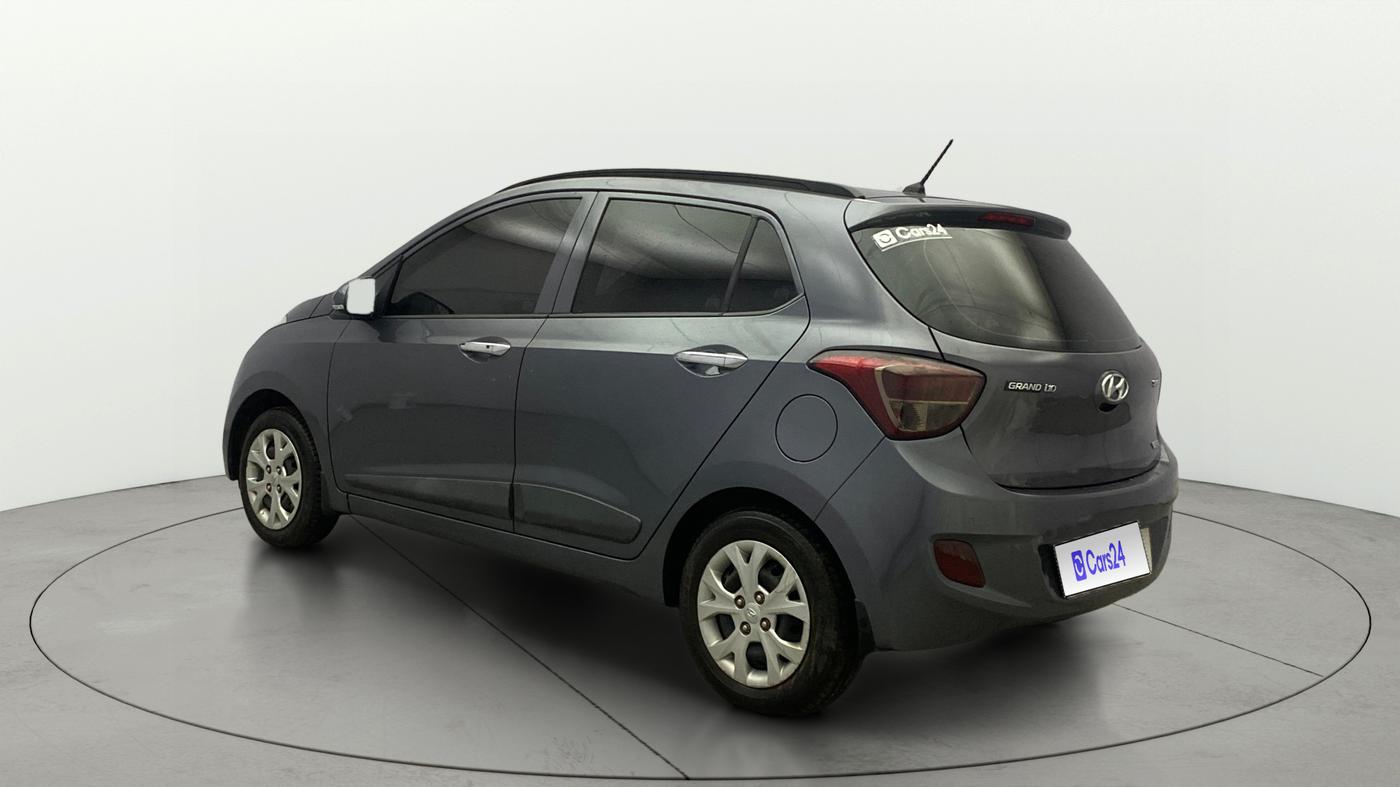2014 Hyundai Grand i10 SPORTZ 1.2 KAPPA VTVT, CNG, Manual, 61,754 km, Left Back Diagonal