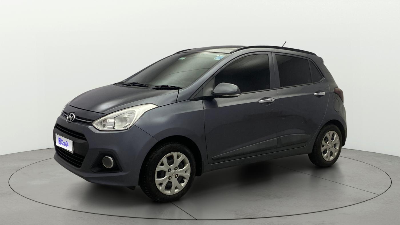 2014 Hyundai Grand i10 SPORTZ 1.2 KAPPA VTVT, CNG, Manual, 61,754 km, Left Front Diagonal