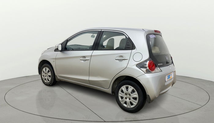 2012 Honda Brio V MT, Petrol, Manual, 95,376 km, Left Back Diagonal