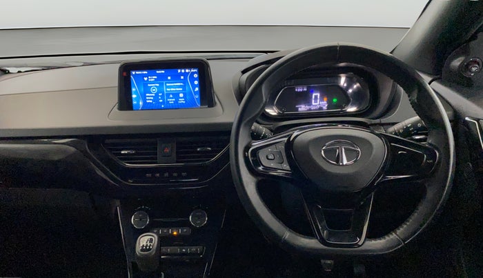 2022 Tata NEXON XZ PLUS PETROL DARK EDITION, Petrol, Manual, 15,038 km, Steering Wheel Close Up