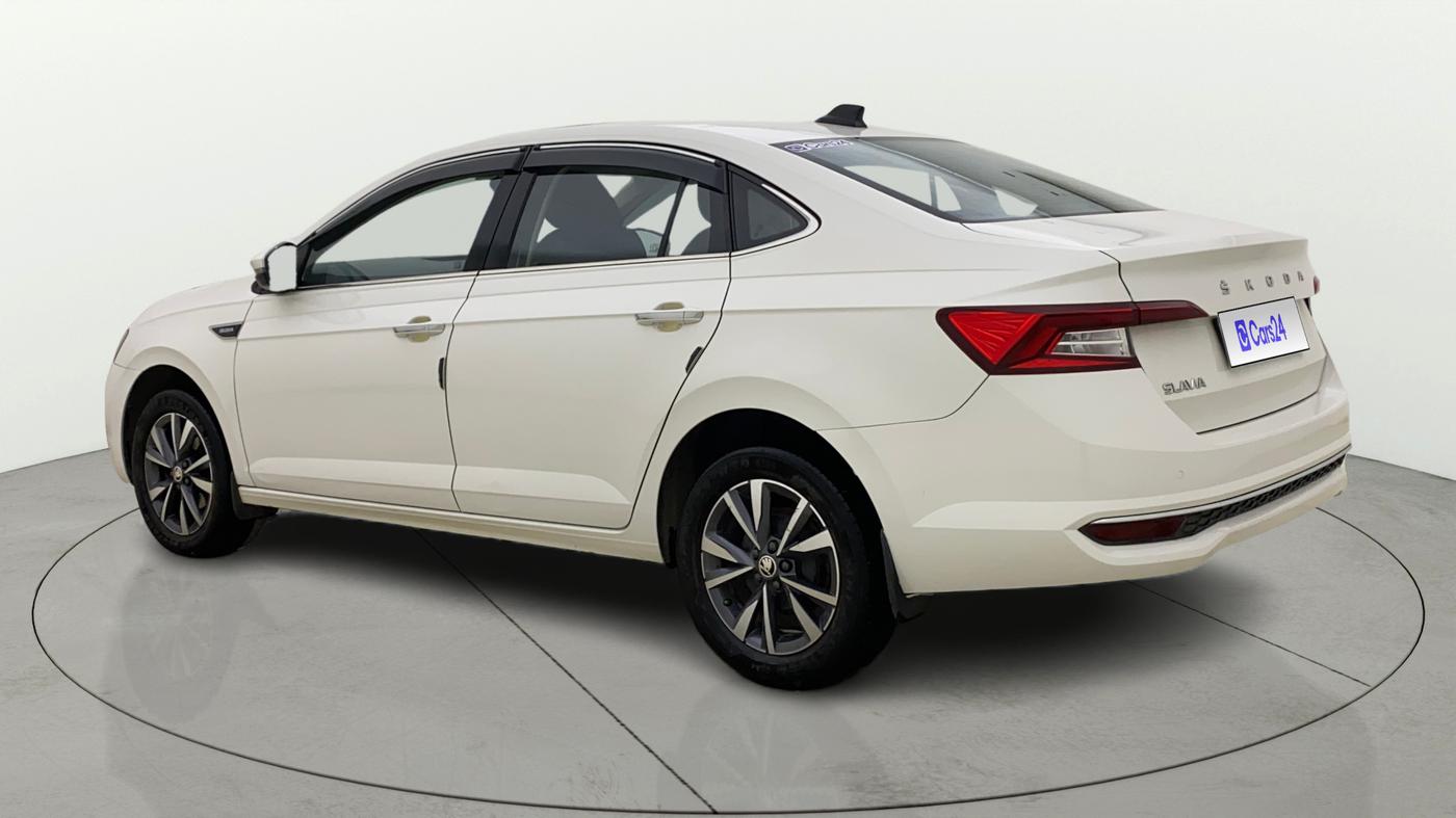 2024 Skoda SLAVIA STYLE 1.0L TSI AT, Petrol, Automatic, 26,163 km, Left Back Diagonal