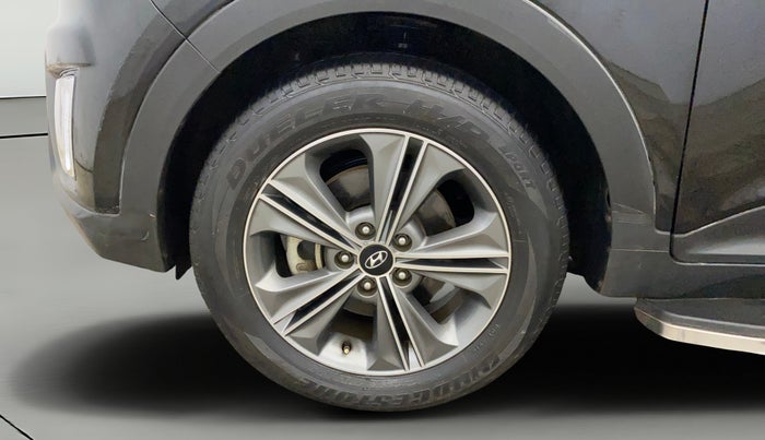 2017 Hyundai Creta SX PLUS AT 1.6 PETROL, Petrol, Automatic, 51,399 km, Left Front Wheel