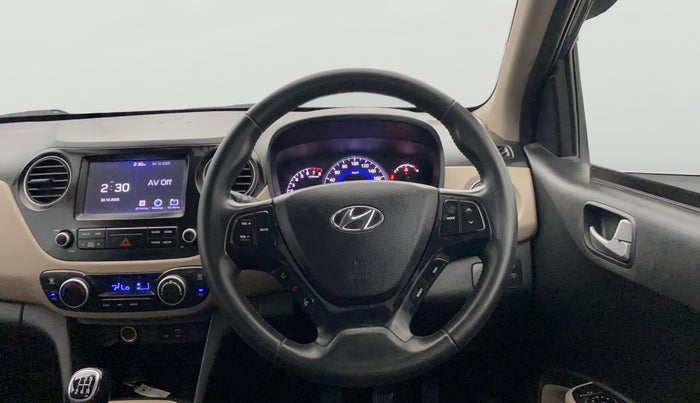 2018 Hyundai Grand i10 ASTA 1.2 KAPPA VTVT, Petrol, Manual, 50,519 km, Steering Wheel Close Up