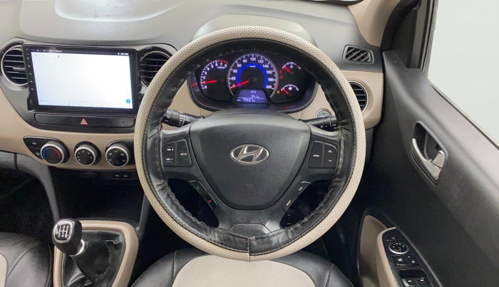 2014 Hyundai Grand i10 ASTA 1.2 KAPPA VTVT, CNG, Manual, 79,567 km, Steering Wheel Close Up