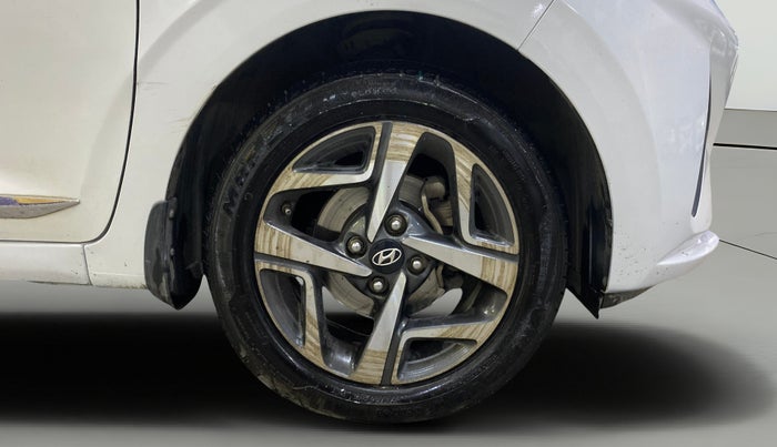 2021 Hyundai AURA SX PLUS 1.2 AMT, Petrol, Automatic, 1,01,354 km, Right Front Wheel