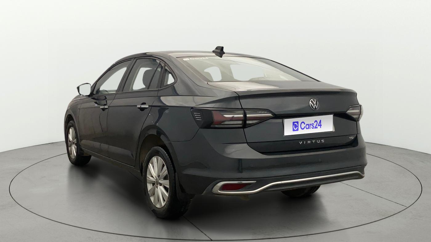 2024 Volkswagen VIRTUS HIGHLINE TSI 1.0 MT, Petrol, Manual, 21,033 km, Left Back Diagonal