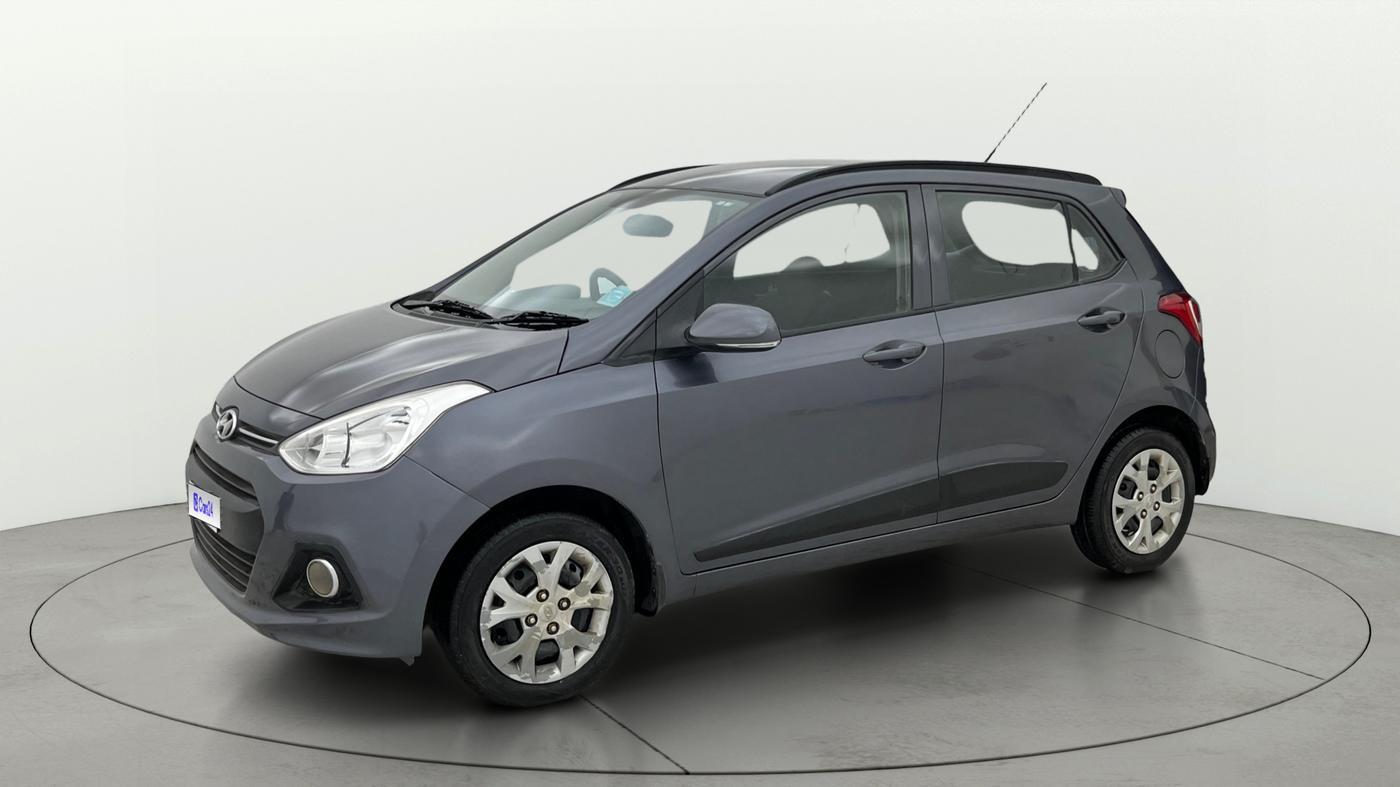 2016 Hyundai Grand i10 SPORTZ 1.2 KAPPA VTVT, Petrol, Manual, 29,026 km, Left Front Diagonal