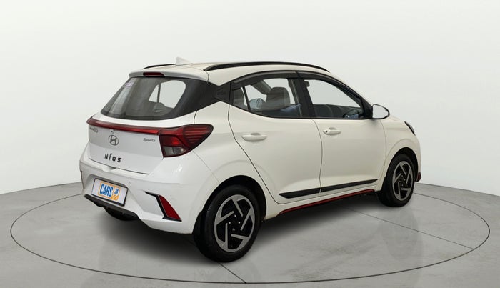 2023 Hyundai GRAND I10 NIOS SPORTZ 1.2 KAPPA VTVT, Petrol, Manual, 14,231 km, Right Back Diagonal