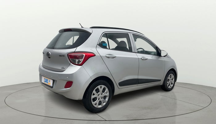 2015 Hyundai Grand i10 SPORTZ 1.2 KAPPA VTVT, Petrol, Manual, 38,450 km, Right Back Diagonal