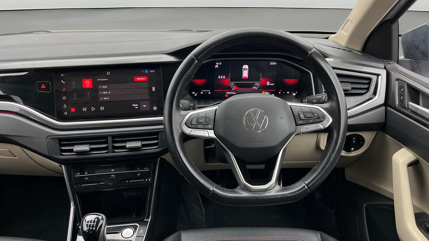 2023 Volkswagen VIRTUS GT PIUS 1.5 TSI, Petrol, Manual, 37,275 km, Steering Wheel Close Up