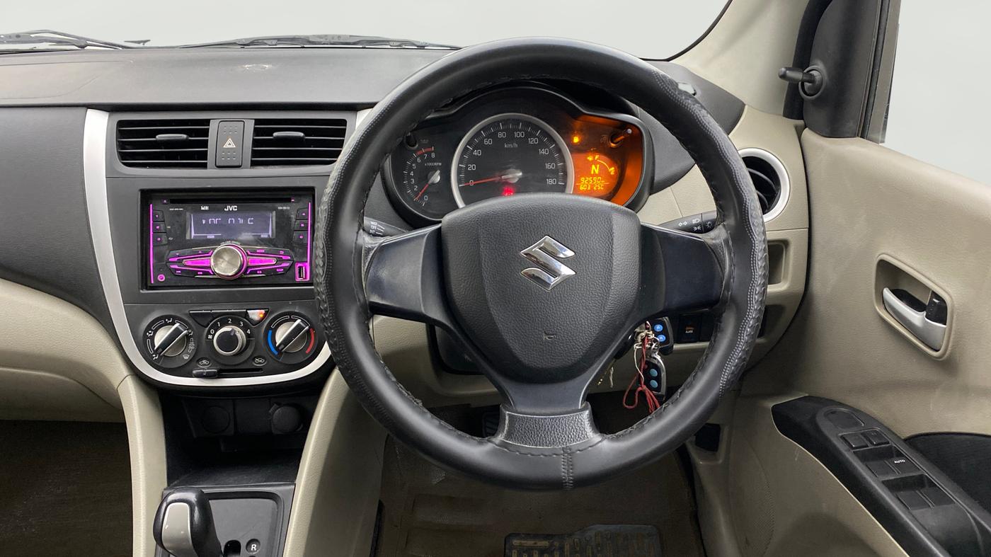 2015 Maruti Celerio VXI AMT, Petrol, Automatic, 92,589 km, Steering Wheel Close Up