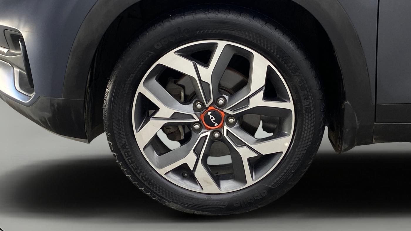 2021 KIA SELTOS X LINE 1.4 PETROL DCT, Petrol, Automatic, 42,106 km, Left Front Wheel