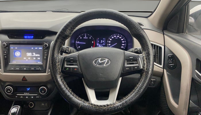 2017 Hyundai Creta SX PLUS AT 1.6 DIESEL, Diesel, Automatic, 89,988 km, Steering Wheel Close Up